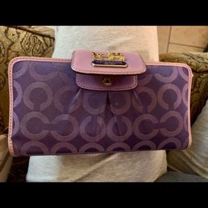Coach Art Madison Signature wallet/ checkbook